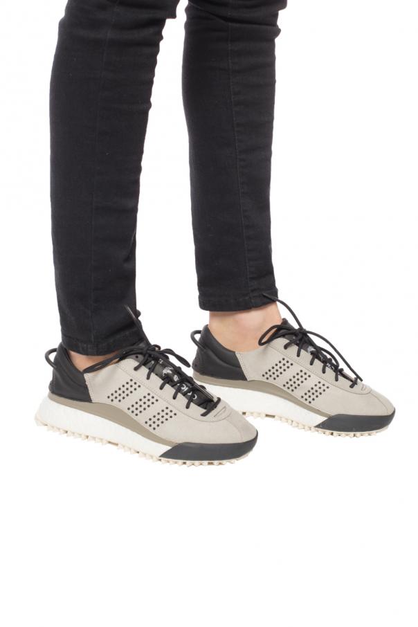 Adidas originals by alexander wang shop hike suede y leather sneakers